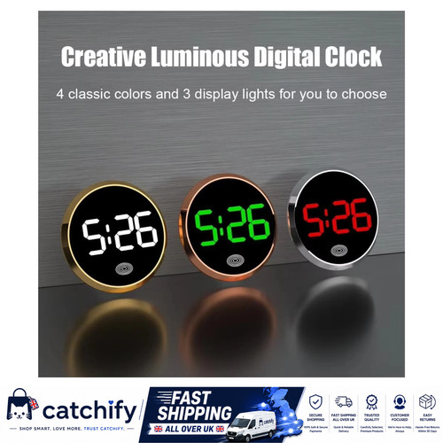 Led car clock - car, automobiles
