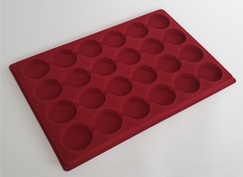 Coin red tray with - with, clear