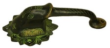 Elephant Victorian Antique Finish Handmade Brass Door Handle Wardrobe Pull Knob
