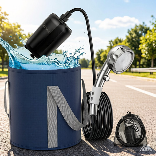 Portable camping shower - portable,