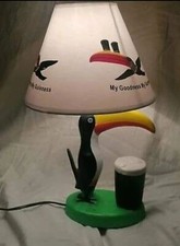 Guinness Toucan Bar/Table Lamp Mr Toucan Carefully Watching His Pint Of Guinness