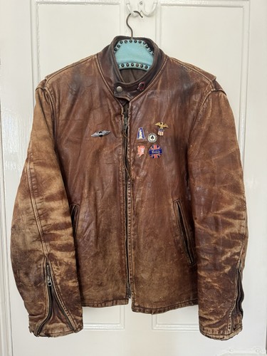 Vintage 70s cafe racer leather - 70s,