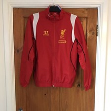 LIVERPOOL FC FOOTBALL JACKET ~ ZIP UP COAT ~ SIZE ADULT SMALL ~ WARRIOR 2012/13