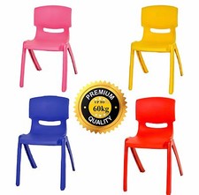 STRONG PLASTIC CHAIRS FOR CHILDRENS KIDS TEA PARTY GARDEN NURSERY SCHOOL CLUB