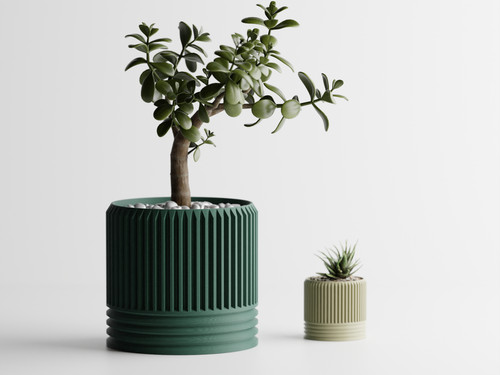 Plant pot rib - 2-ways, 3d