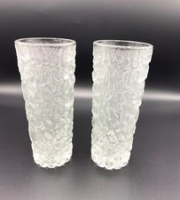 Pair Goebel   Ice Glass/Bark