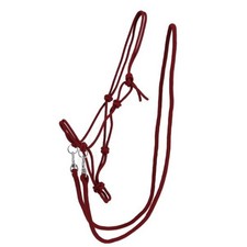 QHP Coloured Rope Halter With Rein