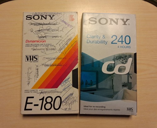 Song vhs tapes - 2x,