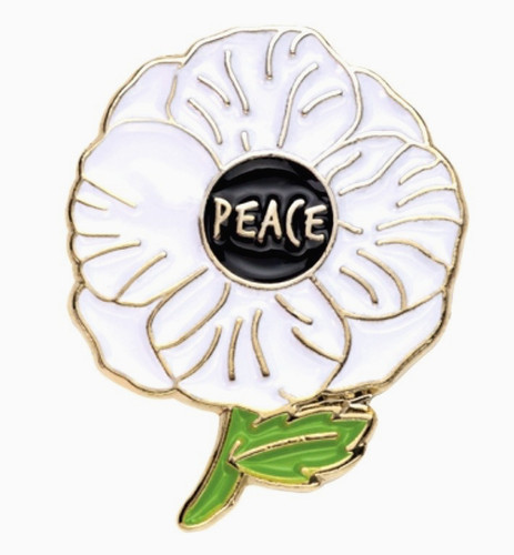 White flower poppies day - white,