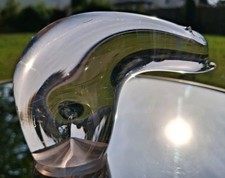 Wedgwood Lead Crystal Glass clear Polar bear Animal handmade vintage figurine 