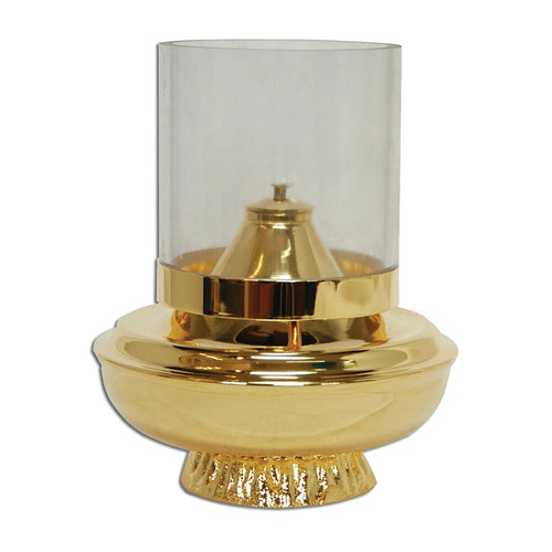 4in gold plated brass - gold, oil