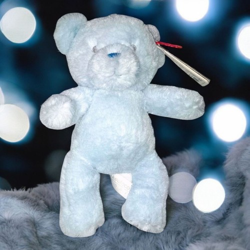 Baby blue teddy bear - baby,