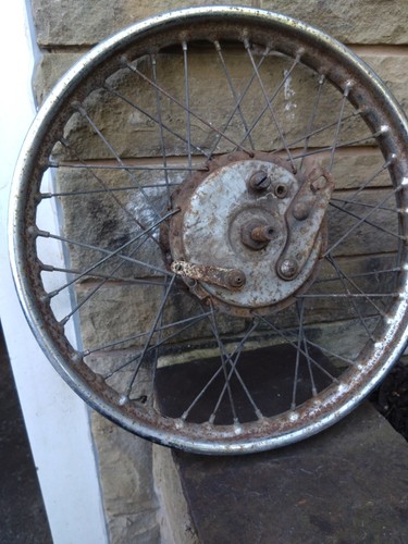 Bsa bantam b175 front wheel - b175,
