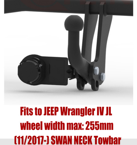 Swan neck tow bar - swan,