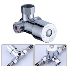 Hot Cold Water Mixing Valve Thermostatic Mixer Temperature Control Shower Faucet