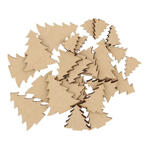 Wooden christmas tree style - wooden,