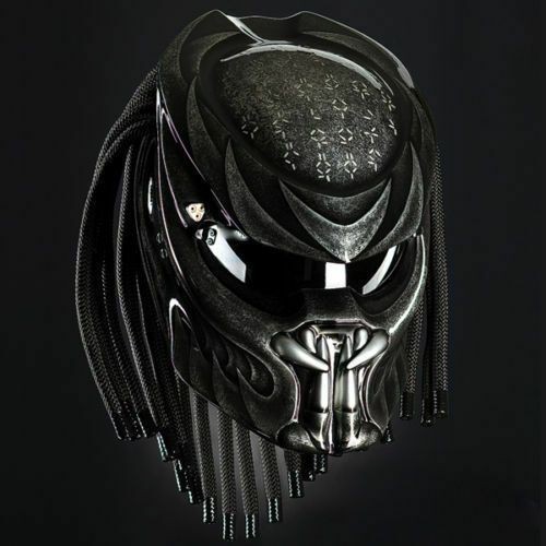Custom predator helmet black - predator,