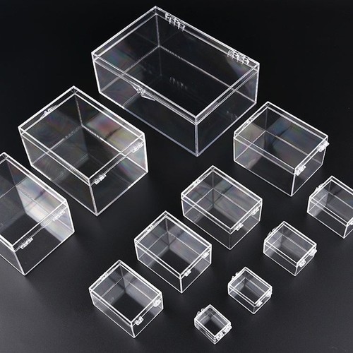 Clear small plastic storage - plastic,