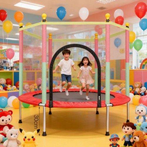 5ft kid trampoline with safety - trampoline,