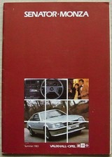 VAUXHALL OPEL SENATOR & MONZA
