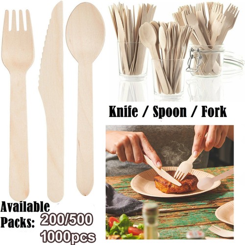 Wooden cutlery biodegradable - cutlery,