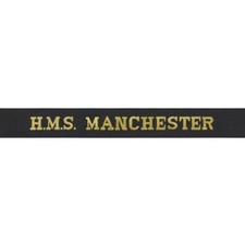 HMS Manchester Woven Royal