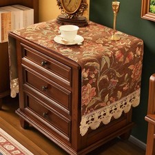 Nightstand Cover with Lace