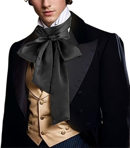 Men empire cravat long - long, regency