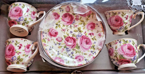 Tea cup and saucer set - cup,