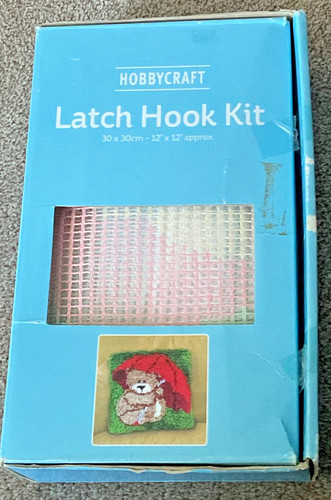 Hobbycraft latch hook kit - ,