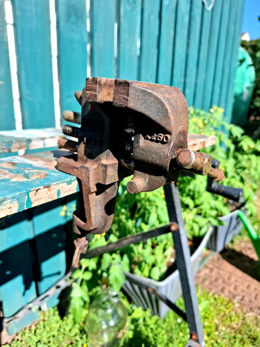 Vintage heavy duty - heavy, "woden