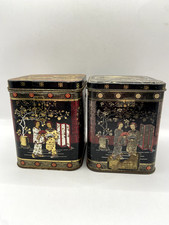 A pair of Ridgways tea caddy