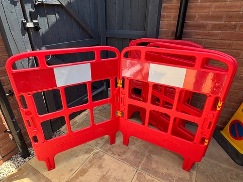 Red utility manhole - red,