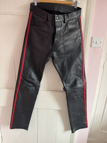 Rob black slim fit leather - rob,