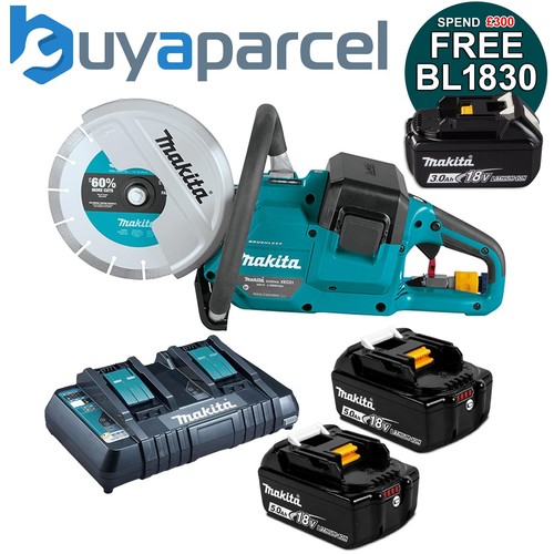 Makita dce090t2x1 18v 36v 9 - /, 9"