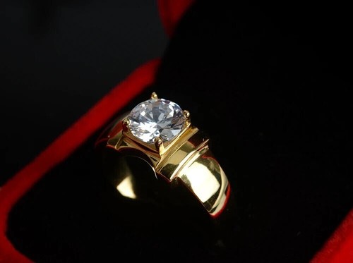 14k yellow gold 5ct round - yellow,