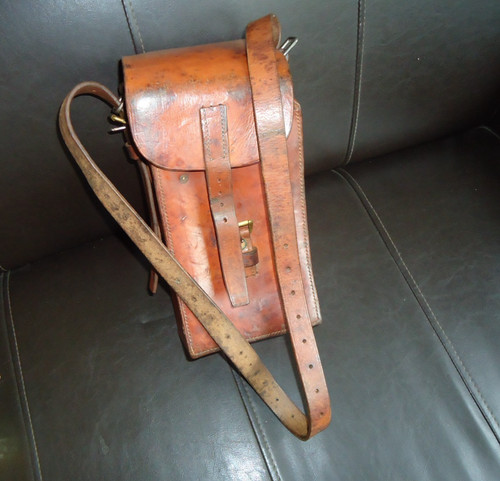 Original leather bren gun - bren, /