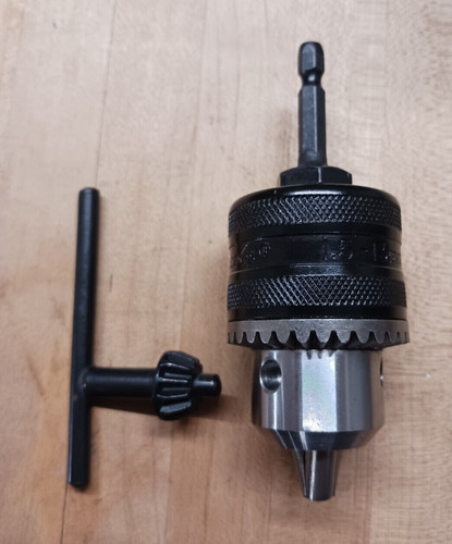 Jacobs chuck with 4 hex - chuck, 1/4"