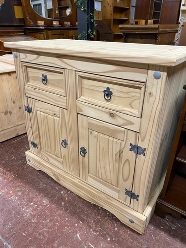 Stripped pine sideboard