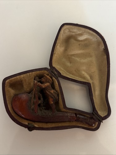 Antique carved meerschaum - meerschaum, pipe