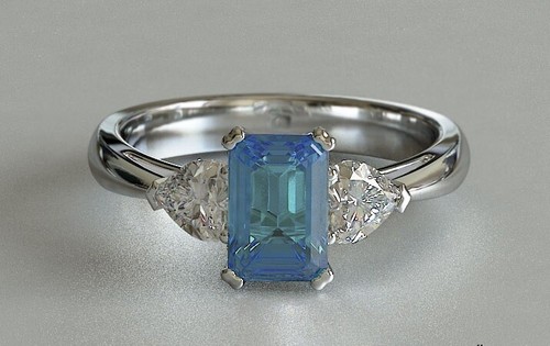 2ct emerald blue aquamarine - 2ct,