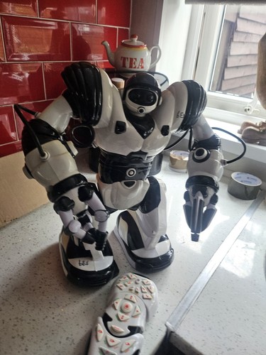 Wowwee robosapien black white - robosapien,
