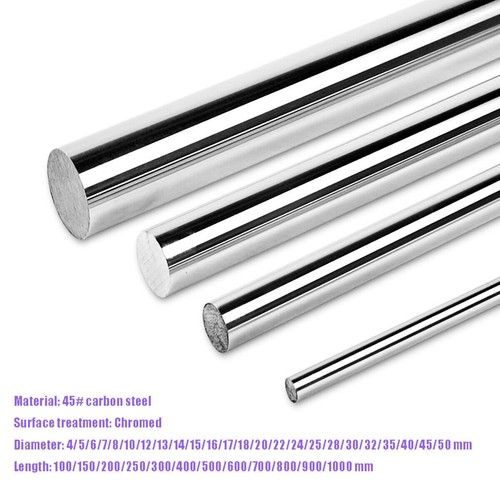 Chromed steel round bar - chromed, 45#