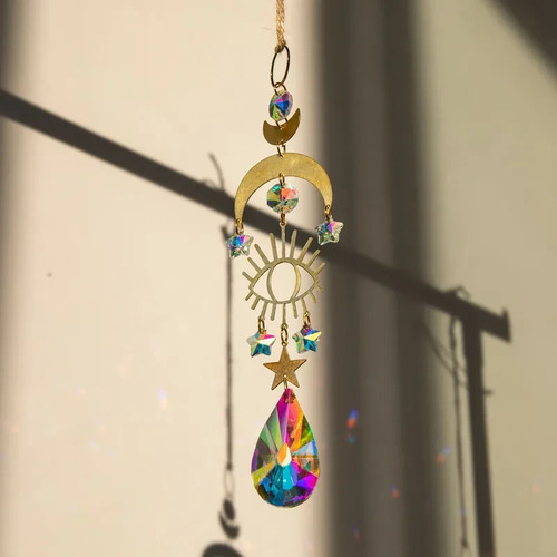 Crystal prism pendant - pendant, |
