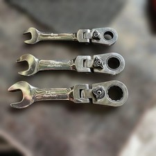 Snap-on Ratchet Spanner Set 8mm, 10mm, 12mm Metal DIY Maintenance