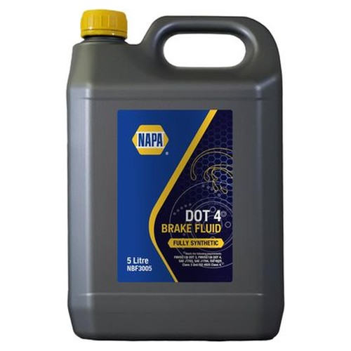 Napa brake fluid dot fits - fluid, 5l