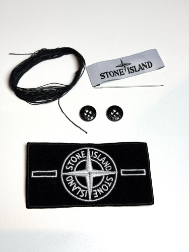 Black white stone island - black,