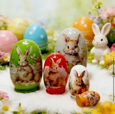 BUNNY RUSSIAN  MATRYOSHKA