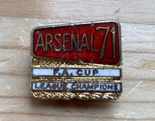 RARE OLD 1970s ARSENAL 71 F.A