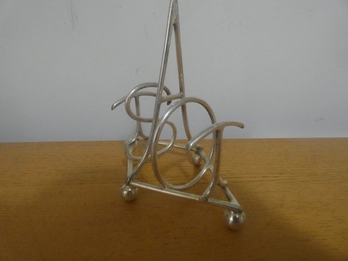 Silver plated toast rack - plated,